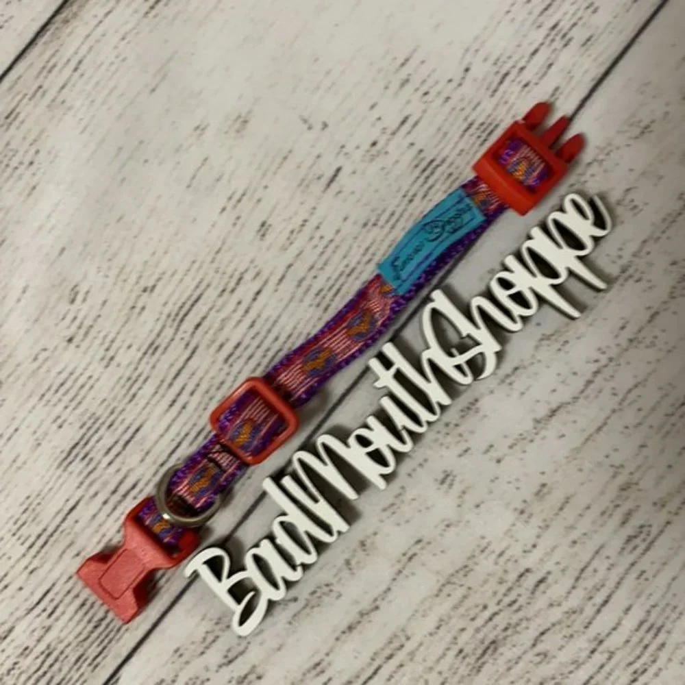 Extra Small Toy Dog Cat Collar Marvel Wonder Woman Handmade